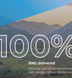 Corporate Sustainability Report Highlight: 100% RNG delivered