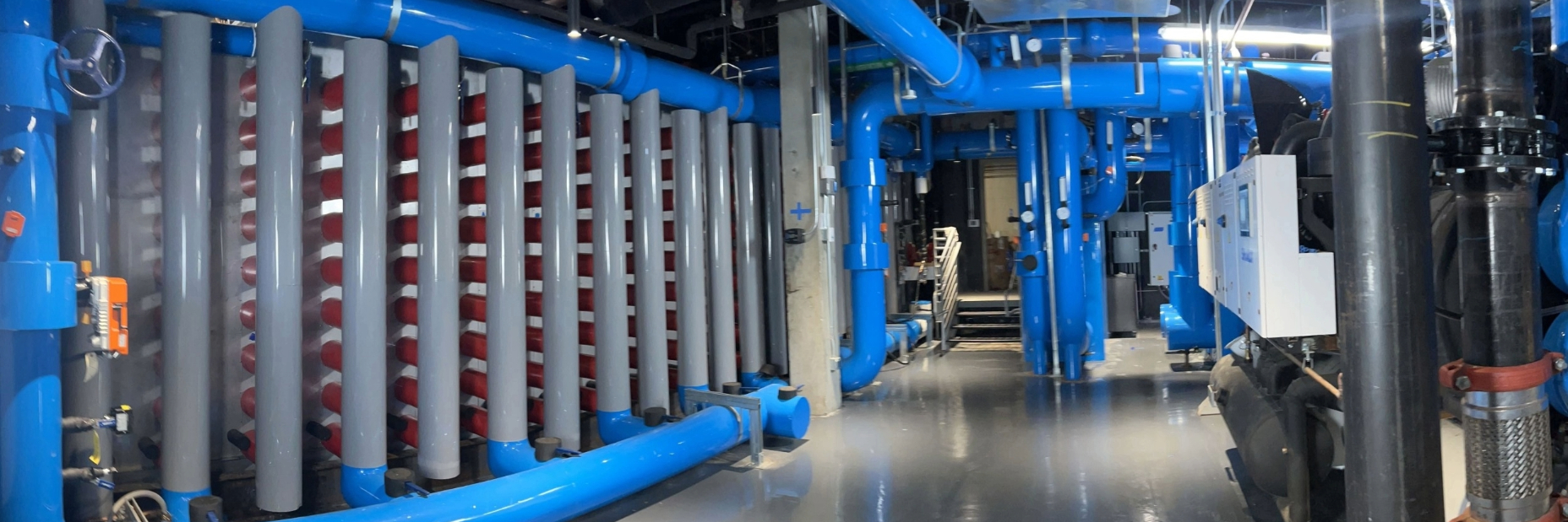 pipes in a basement