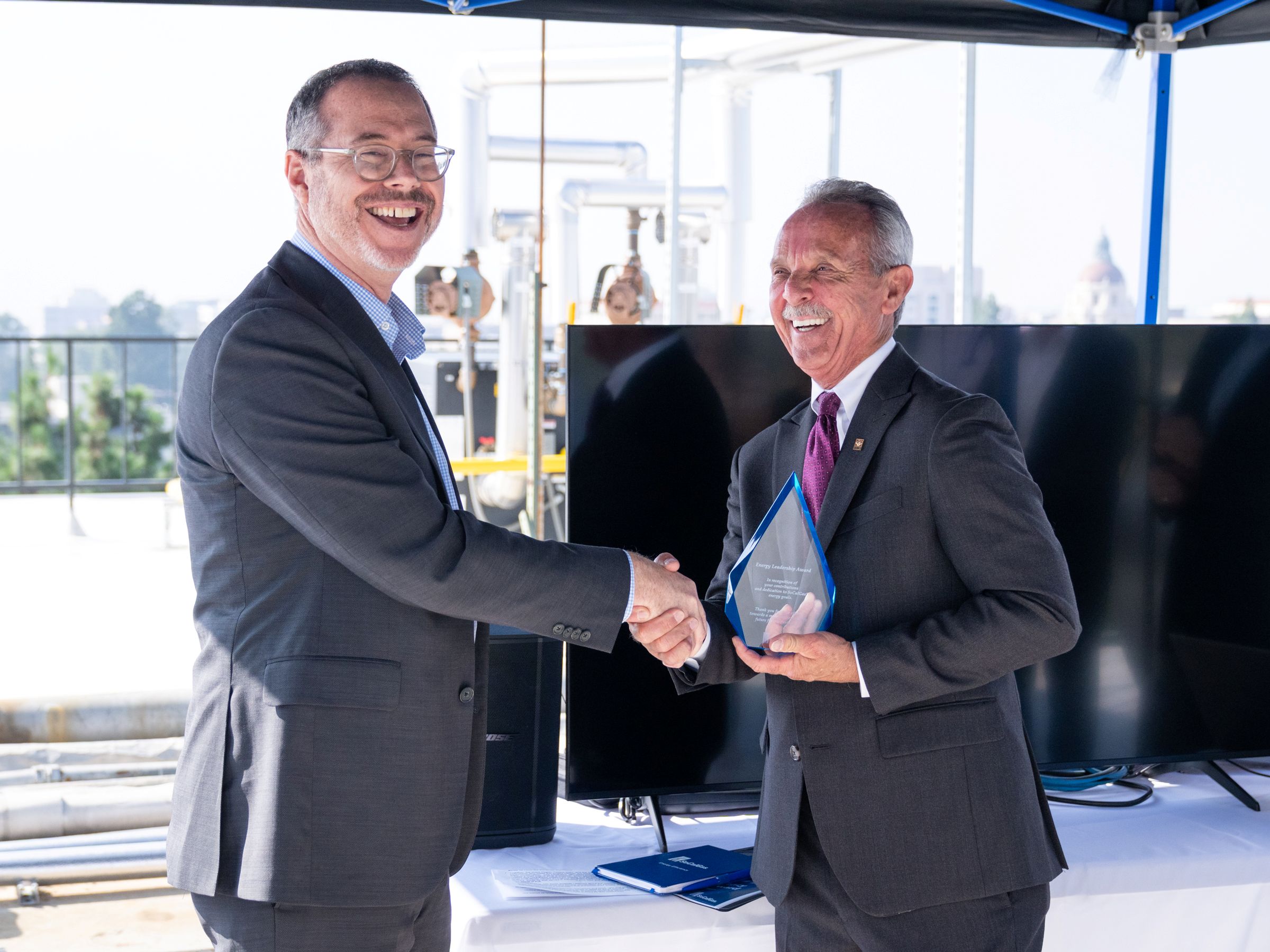 RHF receiving award from socalgas