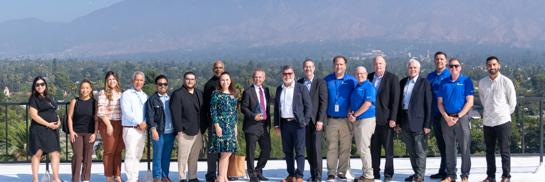 SoCalGas and RHF standing on the roof of one of the RHF facilities