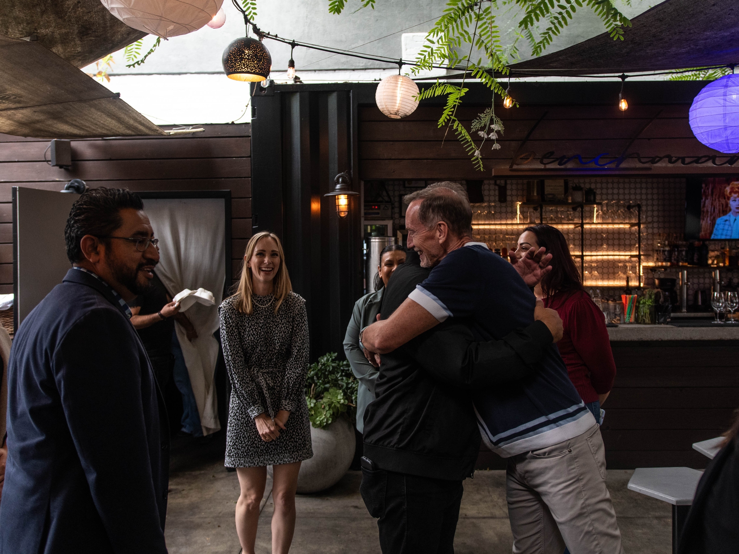 People hugging