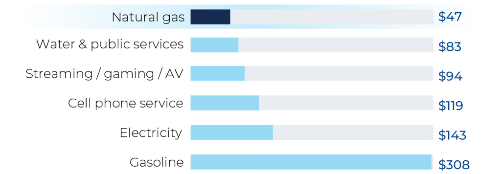 Utility Costs Chart