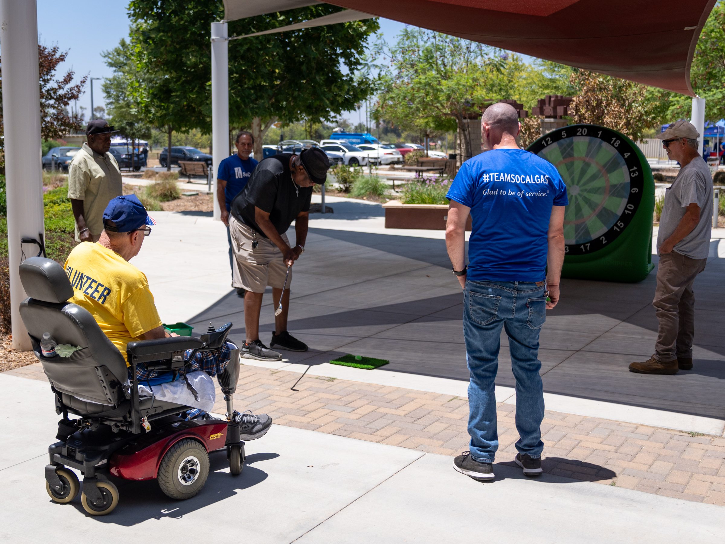 Vets participating in the event