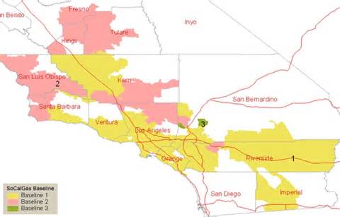 Map of CPUC Climate Zones