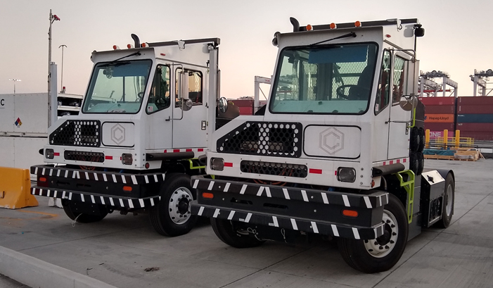 The project team developed and demonstrated two zero-emission hybrid hydrogen fuel cell yard trucks at port terminals operated by TraPac at the Port of Los Angeles.