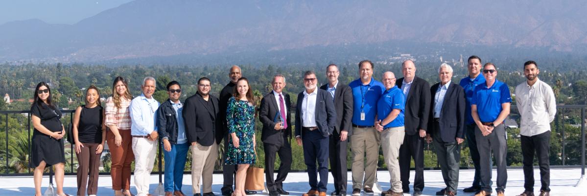 SoCalGas and RHF standing on the roof of one of the RHF facilities