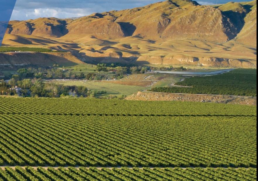 Generic image of a field with mountains in the background