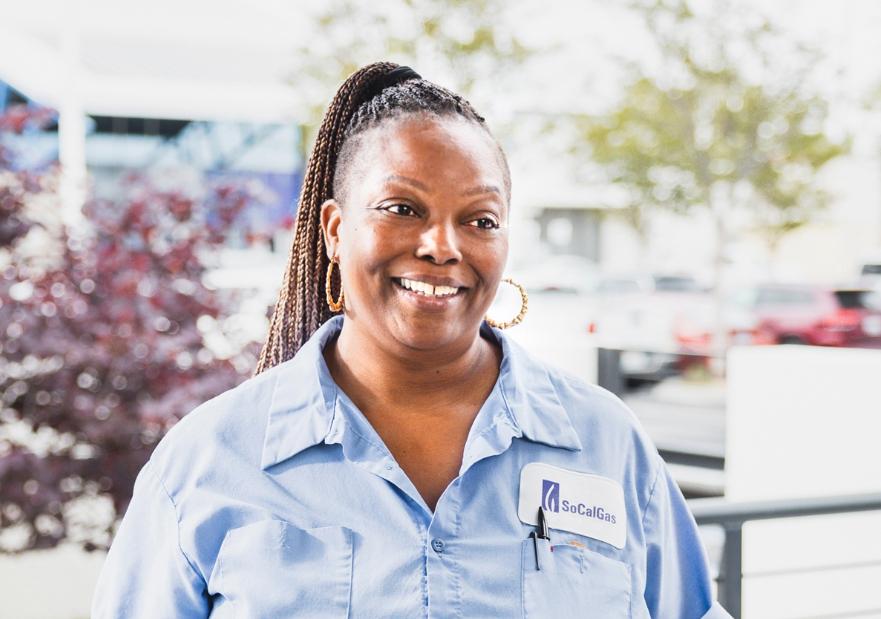 SoCalGas Employee at customers door