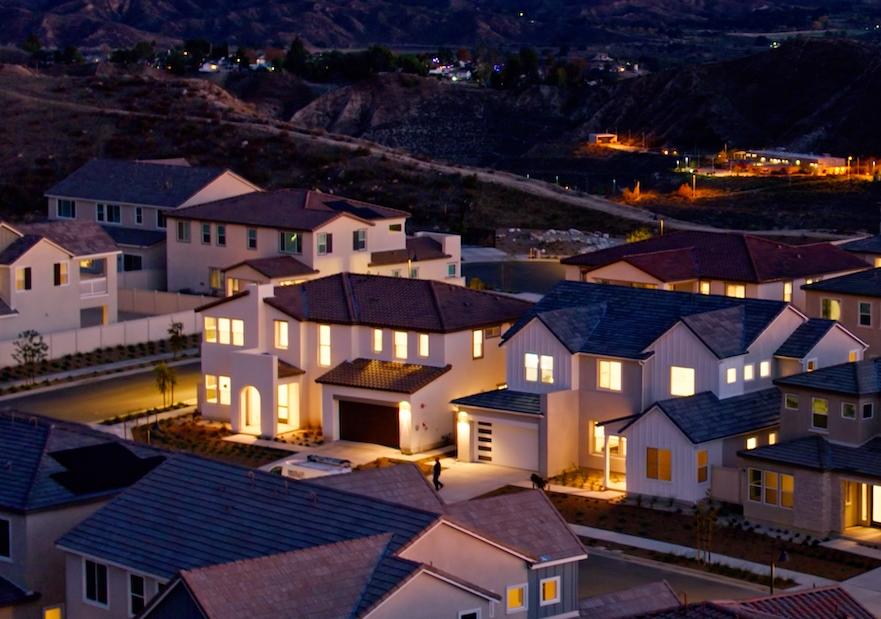 night time neighborhood